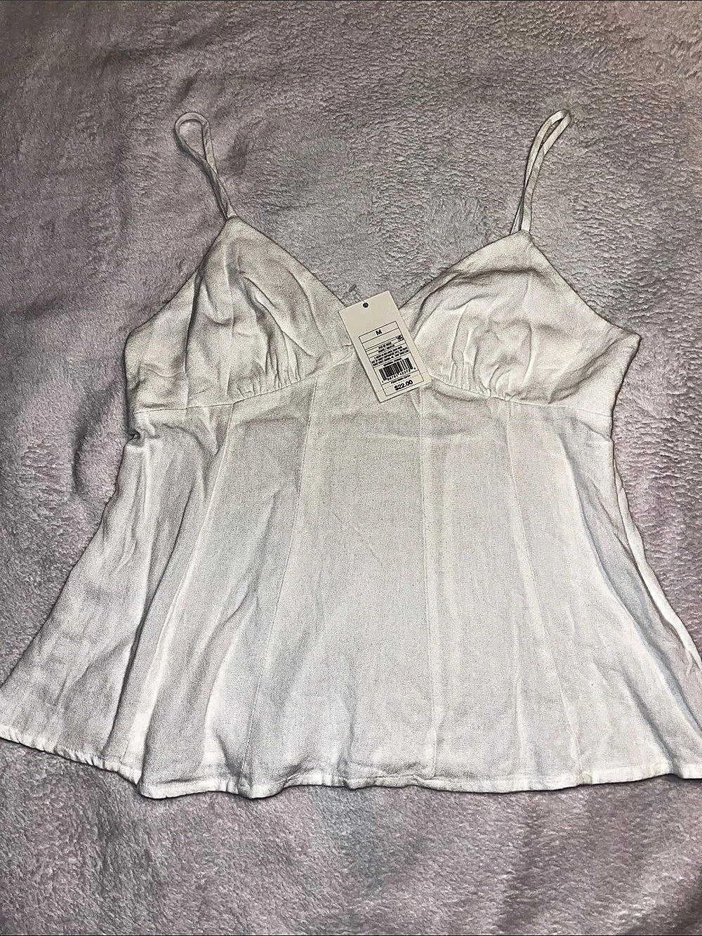 A New Day Women's Linen Cami White Camisole